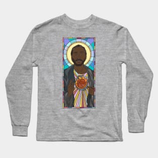 Kawhi Leonard Stained Glass Long Sleeve T-Shirt